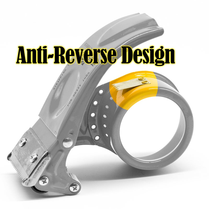 PROSUN Metal Handheld 2 Inch Tape Gun Dispenser Packing Packaging Sealing Cutter Yellow - Image 3